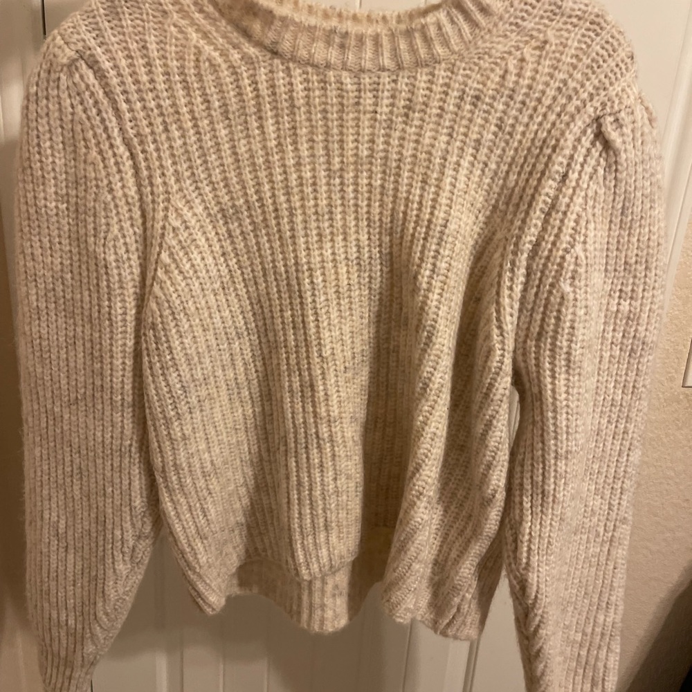 Creamy white sweater. Never worn